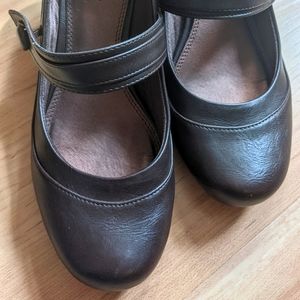 Lifestride soft system shoes, size 9, dark brown